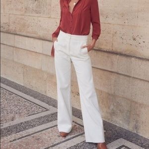 Sezane Martin trousers ECRU size 2/ 34